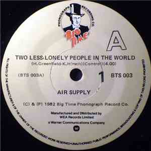 Air Supply - Two Less Lonely People In The World download free