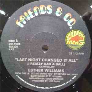 Esther Williams - Your's And Your's Alone / Last Night Changed It All (I Really Had A Ball) download free