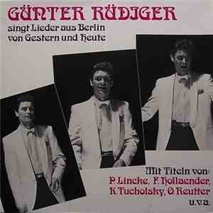 Günter Rüdiger - Lieder Aus Berlin Von Gestern Und Heute download free