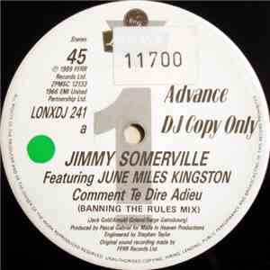 Jimmy Somerville Featuring June Miles Kingston - Comment Te Dire Adieu download free