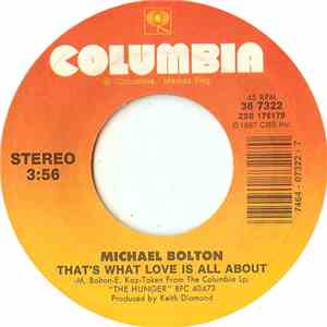 Michael Bolton - That's What Love Is All About download free