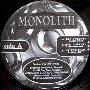 Monolith  - Bye D'Plenty download free