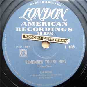 Pat Boone - Remember You're Mine / There's O Gold Mine In The Sky download free