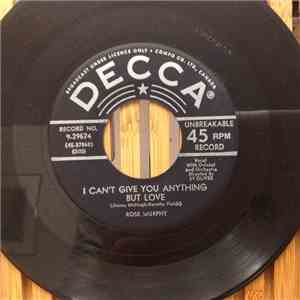 Rose Murphy - I Can't Give You Anything But Love / Cecilia download free