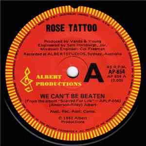Rose Tattoo - We Can't Be Beaten download free