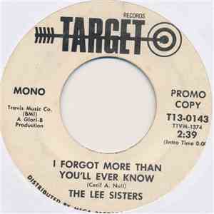 The Lee Sisters - I Forgot More Than You'll Ever Know download free